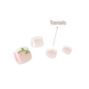 Goldfinger 24 Pcs Press On Toenails-gdt06