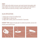 Goldfinger 24 Pcs Press On Toenails-gdt06