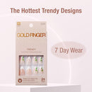 Goldfinger 24 Pcs Press On Nails-gd49