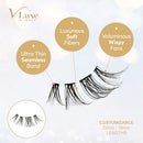 Kiss Vluxe Faux Mink Lash Cluster Mini Extended-vme03