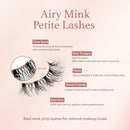 Vluxe Airy Mink False Eyelashes, 100% Real Mink-vam05(ethereal)