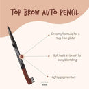 Kiss New York Top Brow Auto Pencil, Long-lasting Eyebrow Makeup Definer-kbap