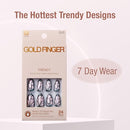 Goldfinger 24 Pcs Press On Nails-gd49