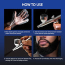 Red Pro Groomane Beard & Lineup Color For Airbrush-gr94(black(premix),2.3oz)