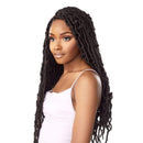 Sensationnel Synthetic Lulutress Pre Looped Crochet Braid - 3x Distressed Locs 24"