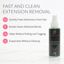 Beautify Extension Release Remover Spray 4 Fl Oz By Walker Tape