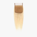 Bare&natural Unprocessed Virgin Human Hair 4x4 Lace Closure - 7a Straight 14"