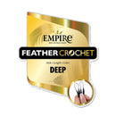 Sensationnel Empire Human Hair Feather Crochet Boho Braids - Deep 10"