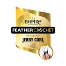 Sensationnel Empire Human Hair Feather Crochet Boho Braids - Jerry Curl 12"