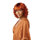 Sensationnel Empire Bob Collection With Bangs 100% Human Hair Wig - Wavy Cut 12"