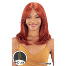 Shake N Go Equal Synthetic Curtain Bang Hd Lace Wig - Sage