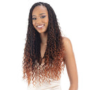 Shake-n-go Freetress Synthetic Crochet Braids - 3x Rebel Boho Twist 22"
