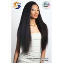 Shake N Go Virgin Remy Hair Lace Closure Glossy 2x6 Wet & Wavy Bohemian Curl 12"