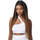 Outre Pre-braided Synthetic Hd Lace Front Wig - Knotless Triangle Part Braids