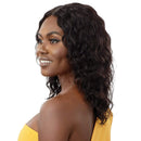 Outre The Daily Unprocessed Human Hair Lace Part Wig - Wet & Wavy Natural Wave 16