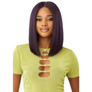 Outre 6x5 Pre-cut Lace Closure Wig - Human Hair Blend - Yaki Straight Bob 14