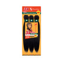 Sensationnel X-pression Synthetic Braid - 3x Kids Pre-stretched 28