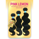 15a Pink Lemon Unprocessed Virgin Remi Hair 3 Bundles - Body Wave 18"20"22"