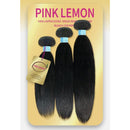 15a Pink Lemon Unprocessed Virgin Remi Hair 3 Bundles - Straight 16"18"20"