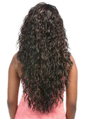 Mega Lace 112 - Hair Topic Synthetic Deep L Part Lace Front Wig Long Curly