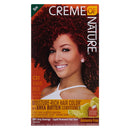 [Creme Of Nature] Moisture-Rich Hair Color Dye Kit W/ Shea Butter Conditioner [C31 Vivid Red]