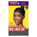 Red By Kiss Open Top Mesh Wig Liner Cap One Size Black