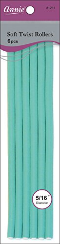 [Annie] Soft Twist Rollers 5/16???? X 10"6Pcs -