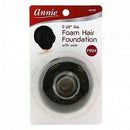 [Annie] Foam Hair Wire Foundation 3 1/2" -