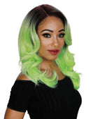 Zury Sis Synthetic Beyond 5" Hand-tied Deep Part Lace Front Wig - H Vibe