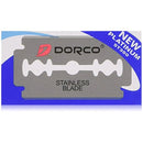 Dorco Platinum Stainless Blade Double Edge Straight Razor St-300 [20 Pack (200 Blades)]