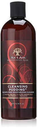 [As I Am] Cleansing Pudding Sulfate-Free Moisturizing Hair Cleanser 8Oz/16Oz [16 Oz]