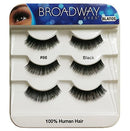 [Broadway Eyes] 100% Human Hair Lashes Trio Pack