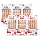 Kiss Salon Acrylic Natural 28 Nails Long Length Ksan04 Object Of Desire (Multi Packs)