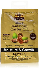 [Okay] Black Jamaican Castor Oil Leave-In Deep Conditioner Moisture & Growth 1.5oz