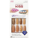Kiss Glam Fantasy Ultimate Diamond Press On 28 False Nails Long Kgfd02X [6 Pack]