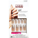 Kiss Gel Fantasy Ready-To-Wear Press On False Fake Nails Kgn56 Madison [6 Pack]