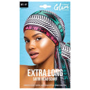 Donna Extra Long Satin Head Scarf 66" X 19"