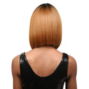 Hh-mimi - The Wig Brazilian Human Natural Hair Blend Straight Perfect Bob Style