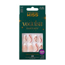 Kiss Voguish Fantasy Holiday Limited Edition 28 Nails Medium