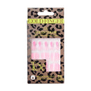 Gold Finger Solid Color Ready-to-wear 24 Toenails