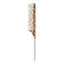 Red Leopard Parting Pintail Comb