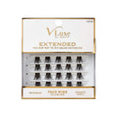 Kiss Vluxe Extended Core Luxe Faux Mink Lash Clusters-ve20