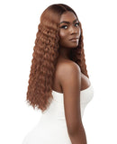 Outre Synthetic Sleeklay Part Hd Lace Front Wig - Perla