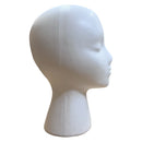 Styrofoam Foam Mannequin Wig Head Display Hat Cap Wig Holder White Foam Head