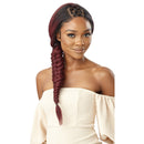 Outre 100% Human Hair Blend 13x6 Hd Lace Frontal Wig 360 Lace - Sunniva