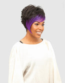 Unea - Vanessa Synthetic Wig Short Side Bang Wavy Style