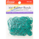 Annie 300 Rubber Bands Small One Size 1/2" For Ponytail/Braid Elastic Hair Tie [