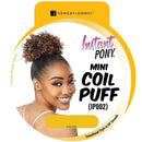 Sensationnel Synthetic Instant Pony Ponytail - Mini Coil Puff